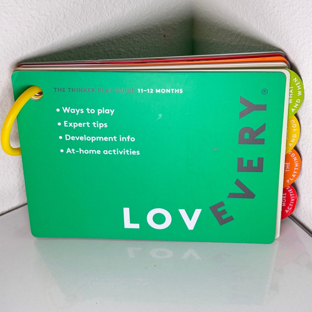 Lovevery Play Guide The Thinker Montessori Activity Book For 11-12 Months