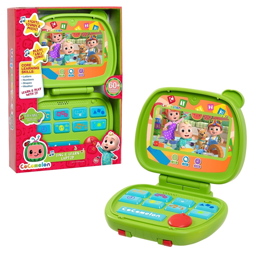 Cocomelon Sing and Learn Laptop Toy for Kids – BRAND NEW IN BOX