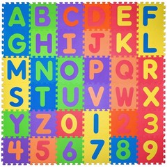 Non Toxic Alphabet Play Mat for Kids Toddlers – Thickest Interlocking Foam Pu…