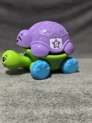 LeapFrog Nest & Count Turtle Tower Stacking Toy Multicolor Numbers Motor Skills