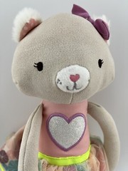 lot of 3 Baby Toys 6 to 18 Months Girls Soft Doll Plush Bunny Purple Warmies