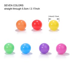 100~600PCS Kids Ball Pit Play Balls 5.5cm Soft Ocean Ball for ballpit Playtent