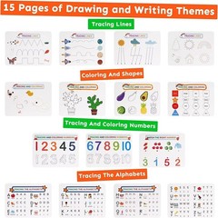 Mallify Busy Book for Toddlers 3-5, Montessori Busy Book with 30 Themes and 8…