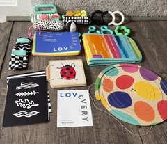 COMPLETE Lovevery The Looker Play Kit Newborn Infant Original Used