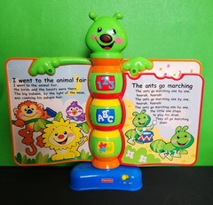 Fisher Price Laugh & Learn Storybook Rhymes Lights Sounds Book Interactive