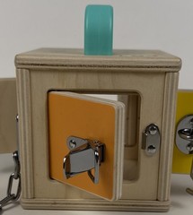 Lovevery The Lockbox Wooden Montessori Fine Motor Toy 19-21M NEW