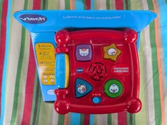 VTech Busy Learners Activity Cube Baby Toddler Learning Toy Lights Sounds 6–36M