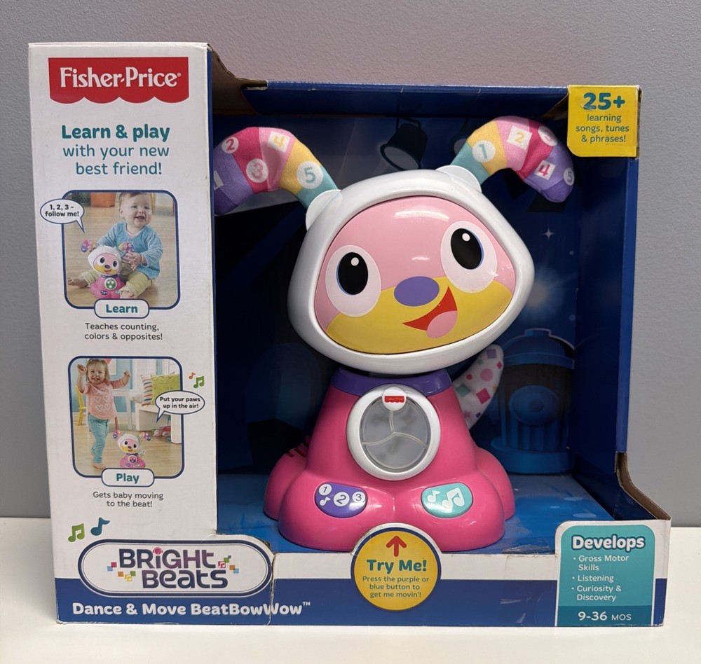 New Fisher-Price Mattel Bright Beats Dance & Move BeatBowWow 2016 (Minor Marks)