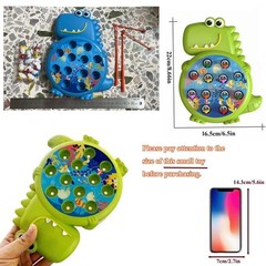 Dinosaur Magnetic Fishing Toy Kids Rod Game Montessori Educational Toy
