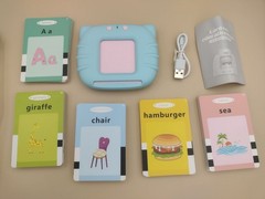 Aullsay Toddler Speech Learning Toy Flash Cards Talking Early Education ABCs