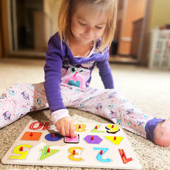 Set de 7 Rompecabezas de Madera para Niños 2-5 Años, Educativos