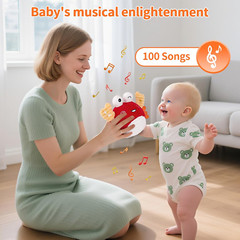 Juguetes de cangrejo para bebés 0-6 meses, música, baile, movimiento.