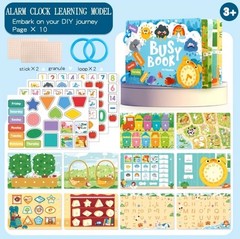 Busy Book for Toddlers, Quiet Book for Kids Development. Education. Motor Skills