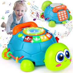 Baby Toys 6-12 Months, Musical Turtle Crawling Baby Toys 12-18 Months, Tummy Tim
