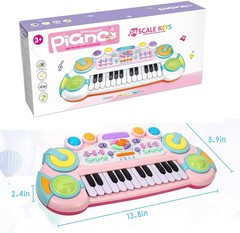 Kids Keyboard with Multiple Tones & Rhythms – Toddler Piano for Creative Play