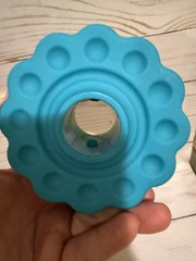 Fat Brain Toys Spin Again Spinning Stacker Toy Replacement Part Blue Green