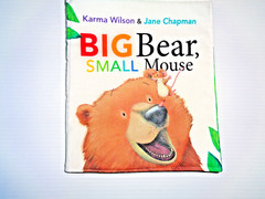 ‘Big Bear, Small Mouse’ Soft, Washable, Cloth Book for Baby / Toddler