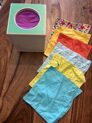 LOVEVERY | Magic Tissue Box + Cloth Tissues The Senser Play Kit Months 5-6 Baby