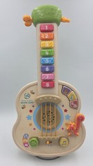 🎸🎶 LeapFrog Strum & Count Wooden Guitar w/ Lights & Sounds (Tested & Working)