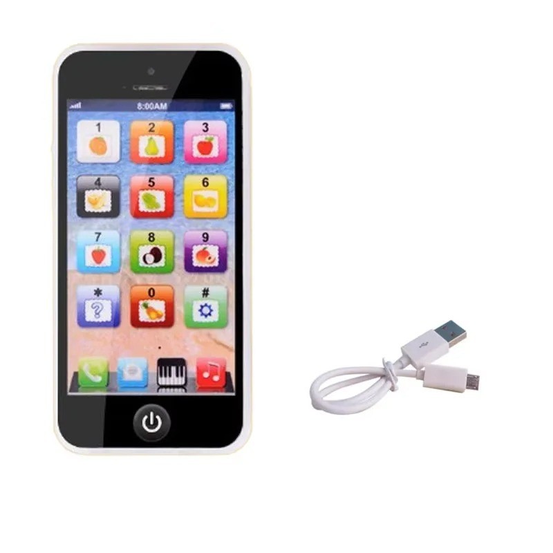 Children Simulation Phone Baby Musical Early Educational Toys English Learning C