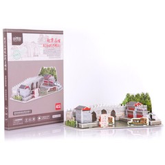 3D paper puzzle building model toy China Beijing The summer palace suzhou street