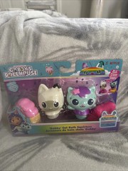 Gabby’s Dollhouse Bath Squirters Mercat Pandy Paws Fun Bath Time Toys