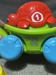 LeapFrog Nest & Count Turtle Tower Stacking Toy Multicolor Numbers Motor Skills
