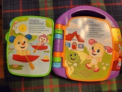 Fisher-Price Laugh and Learn Storybook Rhymes Book with Lights & Sounds