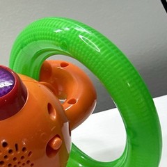 Bright Starts Roll & Glow Monkey Crawling Baby Toy With Lights And Sounds