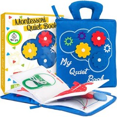 Toddler Busy Book for 1 Year Old Quiet Book Montessori Toy for 1 2 3 Year Old…