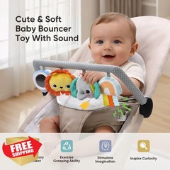 TinlyFinly Bouncer Bar Colorful Animals Toys