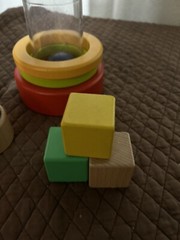 LovEvery Count & Slide Ring Chute Montessori The Realist Play Kit Blocks