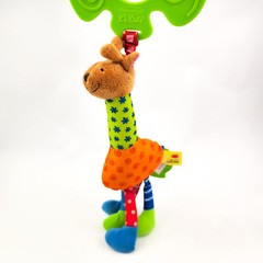 Melissa & Doug Ks Kids Funky Giraffe Stroller Toy Crinkle Teether Textures