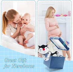 Car Seat Toys for Babies 0-6 Months, Black and White High Contrast Baby