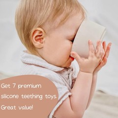 Stacking Cups Toy, Fun Educational Baby Toys Silicone Soft Teething Toy, Age …