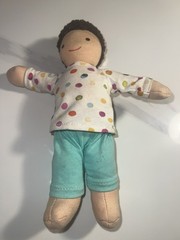 Lovevery Organic Cotton Gender Neutral Plush Baby Doll Avery – Montessori