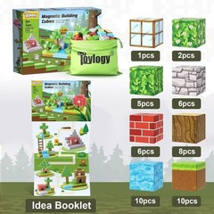 Large Magnetic Blocks 1 inch Magnetic Building Blocks for Kids Age 3-5 5-7 6-…