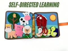 Busy Book Montessori Activity Felt Quiet Book Education Learning Travel Toys
