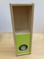 Lovevery Sliding Top Box with Felt Ball from the Thinker Kit Months 11-12