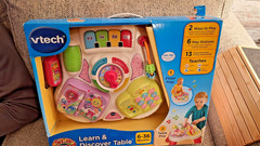 NEW vTech Sit-to-Stand Learn & Grow Discover Activity Table for Baby 6-36m Teal