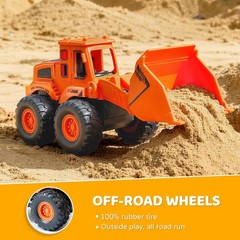 Construction Toys for Kids 3+ Years – Friction Powered Trucks, Excavator, Bulldo