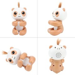Interactive Happy Finger Baby Panda Smart Electronic Motion Kids Toys – Beige