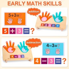 Montessori Toys for 3-5 Year Old, Educational Math Manipulatives Learning Toy…