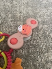 Multicolor Baby Teether Ring Lot, Unisex Motor Skills & Hand-Eye Coordination
