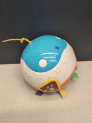 VTech Move & Crawl Ball Educational Learning Toy Moves Talks Plays Tunes Used