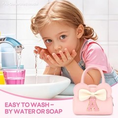 Kids Real Makeup Kit for Girls – 18Pcs Non-Toxic Washable Make Up Toys with A