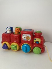 Vtech Roll and Surprise Animal Train 6-36 Months Pop Up Animals Tested EUC