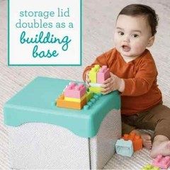 Infantino Super Soft 1st Building Blocks Activity Station & Play Mat 20 blocs