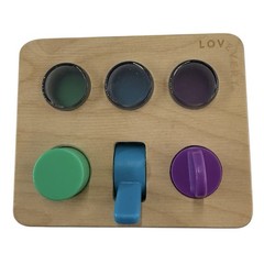 Lovevery Sensory Switchboard Toy From The Thinker Play Kit 11-12 M