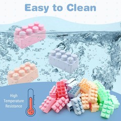 64 pcs Building Blocks for Toddlers,Montessori STEM Educational for 18+Months